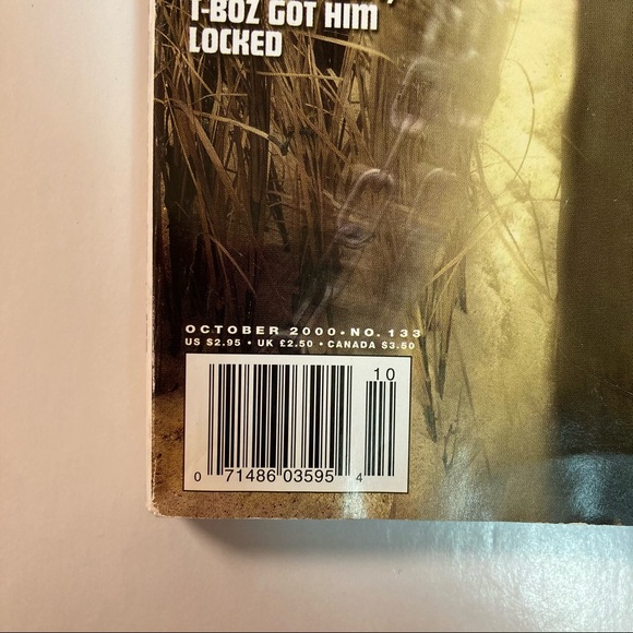 The Source Hip-Hop Magazine October 2000 no 133 cover 1 of 2 Xzibit Tupac Shyne - Picture 3 of 5